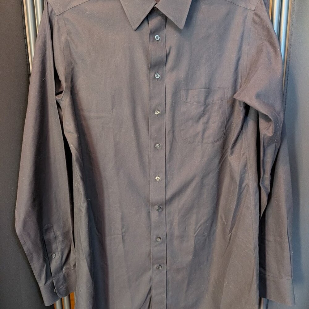 Roundtree & Yorke Slim Fit Grey Dress Shirt